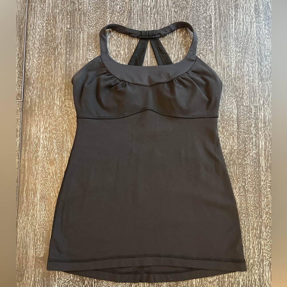 lululemon athletica Black Tank Top